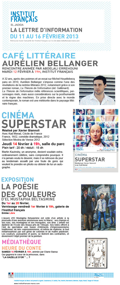 Newsletter 17 au 22 dec