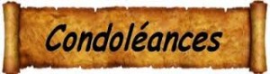 condoléances